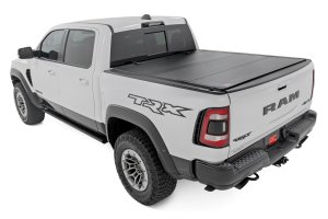 Ram 1500 Hard Tri-Fold Flip Up Bed Cover - Rough Country - '19-'25